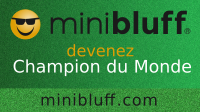 Stephane joue au Minibluff